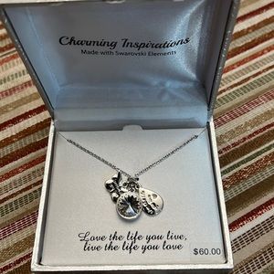 NWT. Swarovski “Love the life you live, live the life you love.”